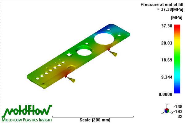 Mold Flow Injection Pressure